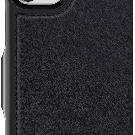Itskins Level 2 Hybridfolio Leather For Apple Iphone 12 Mini Pure Black ITSKINS