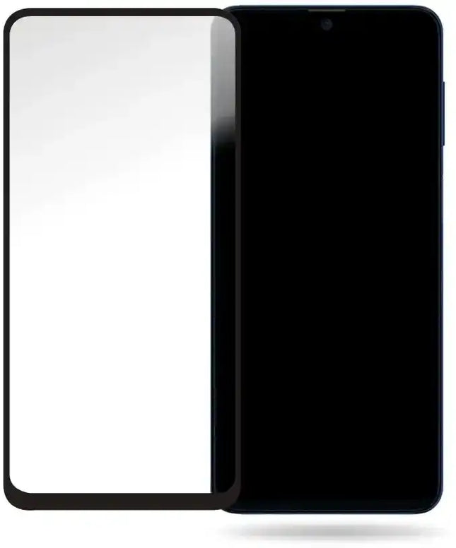 Mobilize Glass Screen Protector - Black Frame - Samsung Galaxy M51 Mobilize