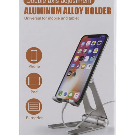 Xccess Foldable Aluminium Phone Holder Silver Xccess