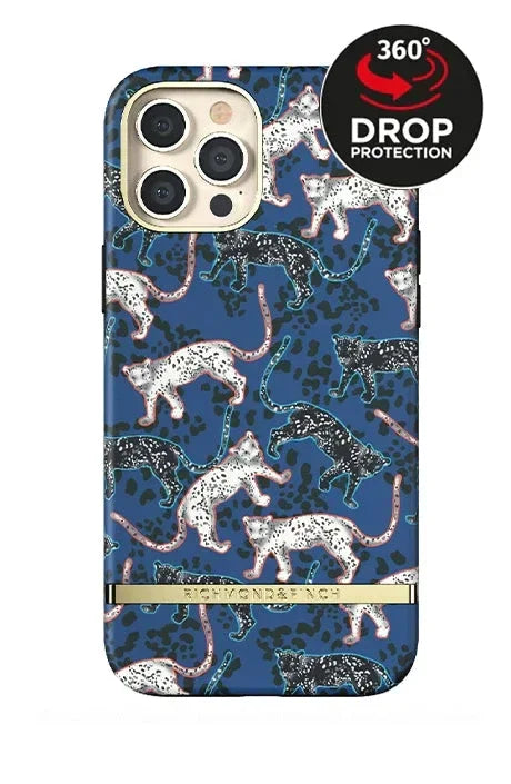 Richmond & Finch Freedom Series One-Piece Apple Iphone 12 Pro Max Blue Leopard Richmond & Finch