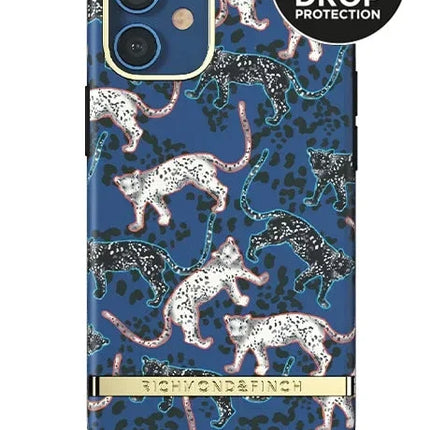 Richmond & Finch Freedom Series One-Piece Apple Iphone 12 Mini Blue Leopard Richmond & Finch