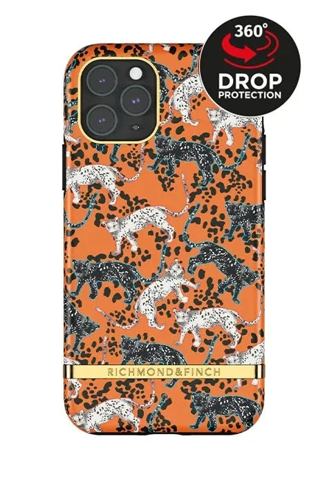 Richmond & Finch Freedom Series Apple Iphone 11 Pro Orange Leopard Richmond & Finch