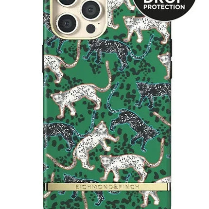 Richmond & Finch Freedom Series One-Piece Apple Iphone 12 Pro Max Green Leopard Richmond & Finch