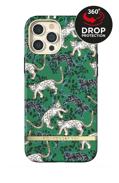 Richmond & Finch Freedom Series One-Piece Apple Iphone 12 Pro Max Green Leopard Richmond & Finch