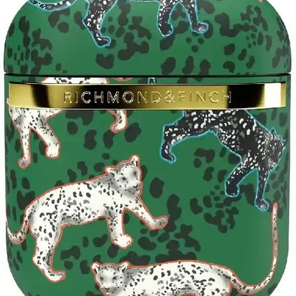 Richmond & Finch Freedom Series Apple Airpod Green Leopard/Gold Richmond & Finch