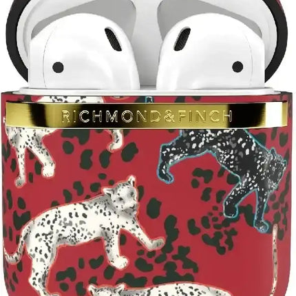 Richmond & Finch Freedom Series Apple Airpod Samba Red Leopard Richmond & Finch
