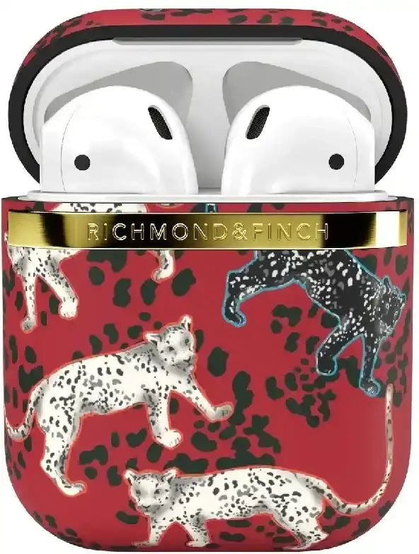 Richmond & Finch Freedom Series Apple Airpod Samba Red Leopard Richmond & Finch
