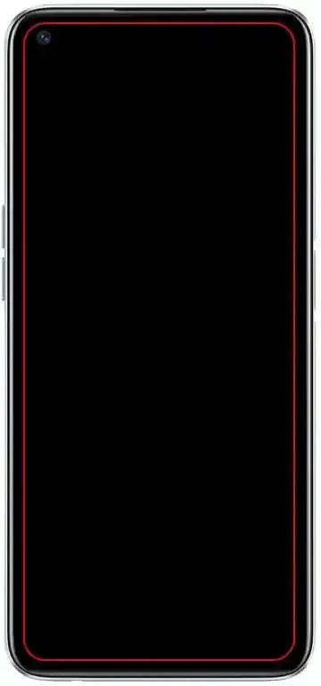 Mobilize Glass Screen Protector - Black Frame - Realme 6/6S Mobilize