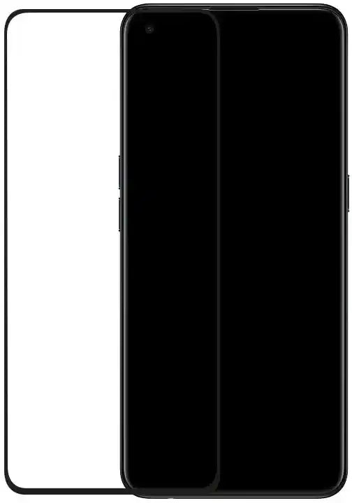 Mobilize Edge-To-Edge Glass Screen Protector Oppo Find X3 Neo/Reno5 Pro+ 5G Black Edge Glue Mobilize