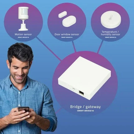 Alecto Smart Zigbee Bridge White Alecto