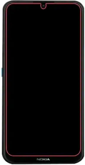 Mobilize Glass Screen Protector - Black Frame - Nokia 1.4 Mobilize