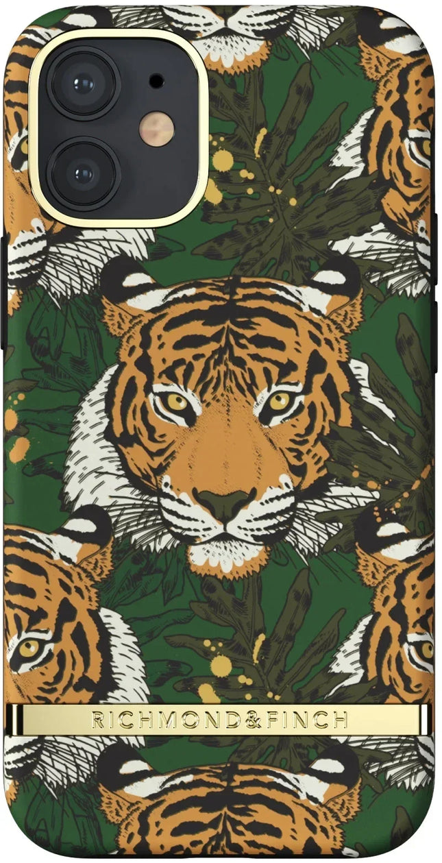 Richmond & Finch Freedom Series One-Piece Apple Iphone 12 Mini Green Tiger Richmond & Finch
