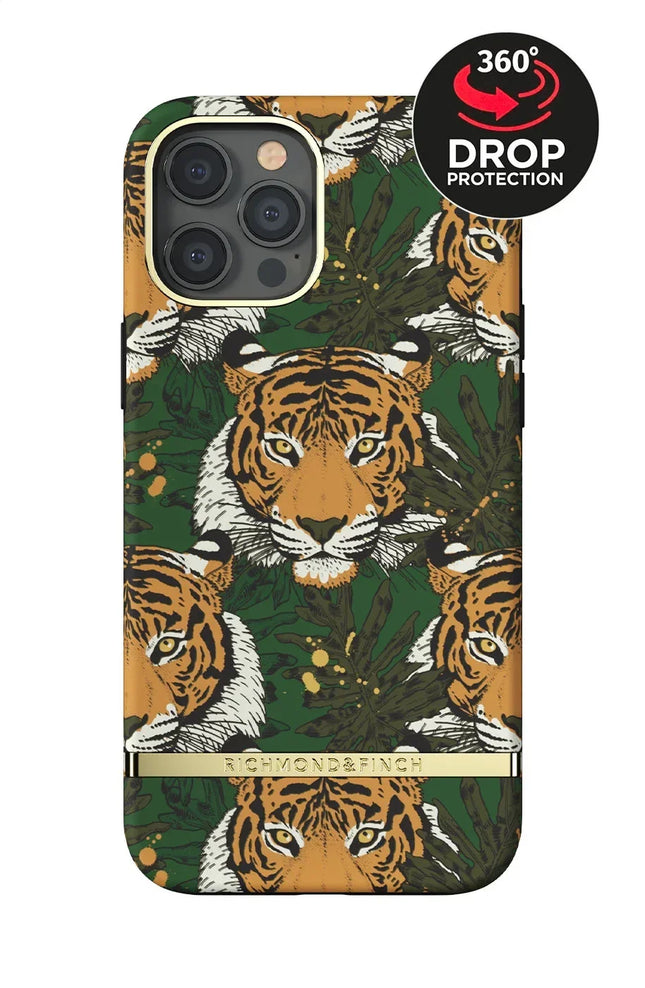 Richmond & Finch Freedom Series One-Piece Apple Iphone 12 Pro Max Green Tiger Richmond & Finch