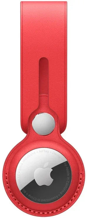 Apple Mk0V3Zm/A Apple Airtag Leather Loop (Product) Red Apple