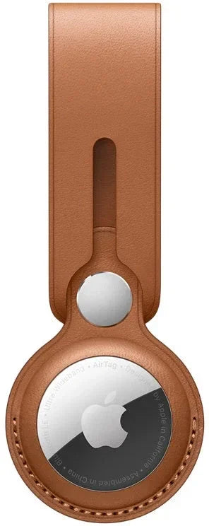 Apple Mx4A2Zm/A Apple Airtag Leather Loop Saddle Brown Apple
