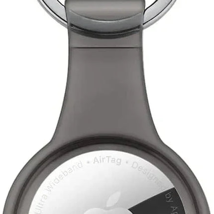 Xccess Tpu Airtag Keychain Transparent Black Xccess