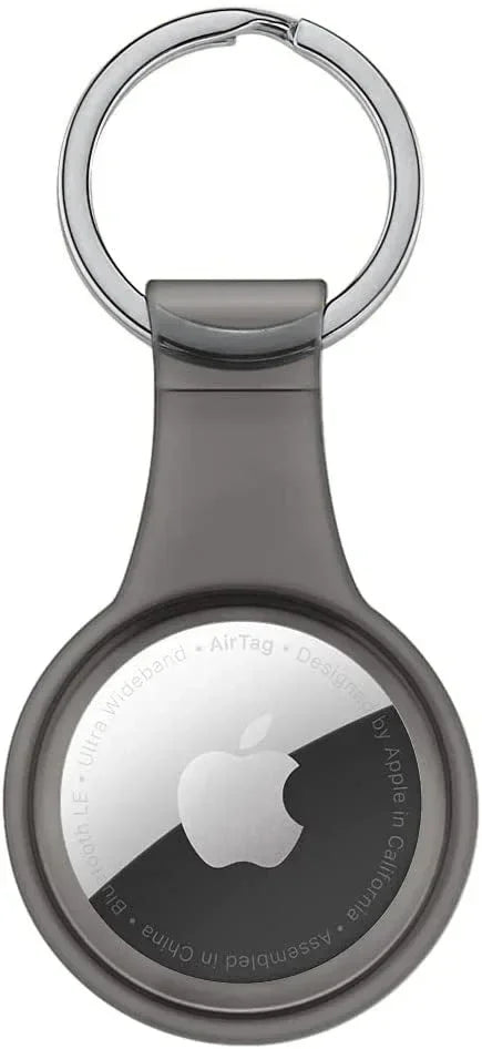 Xccess Tpu Airtag Keychain Transparent Black Xccess