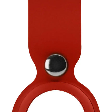 Xccess Pu Leather Airtag Loop Red Xccess