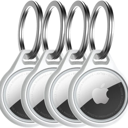 Itskins Level 2 Aircover Solid For Apple Airtag White (4-Pack) ITSKINS