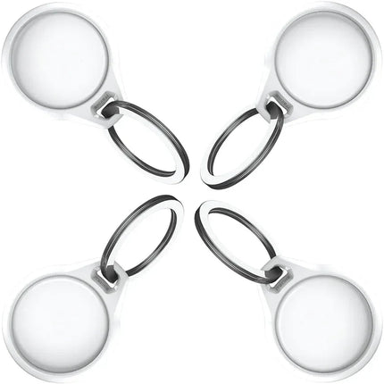Itskins Level 2 Aircover Solid For Apple Airtag White (4-Pack) ITSKINS
