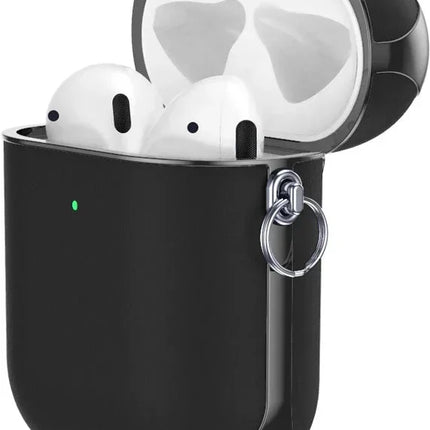 Valenta Leather Snap Case Apple Airpods Gen 1/2 Black Valenta