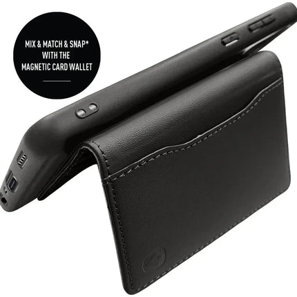 Valenta Leather Back Cover Snap Samsung Galaxy A02S Black Valenta