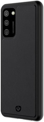 Valenta Leather Back Cover Snap Samsung Galaxy A02S Black Valenta