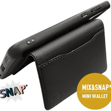 Valenta Leather Back Cover Snap Samsung Galaxy A42/A42 5G Black Valenta