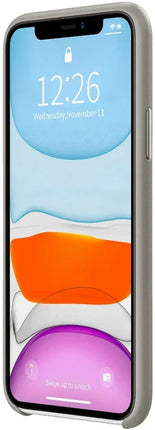 Valenta Leather Back Cover Snap Luxe Apple Iphone 11 Grey Valenta
