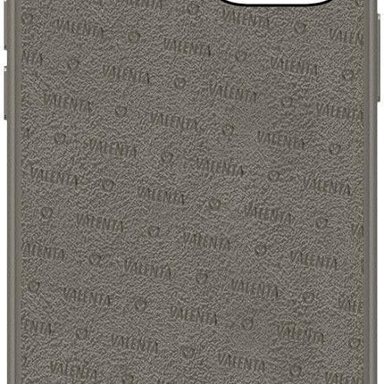 Valenta Leather Back Cover Snap Luxe Apple Iphone 12 Mini Grey Valenta
