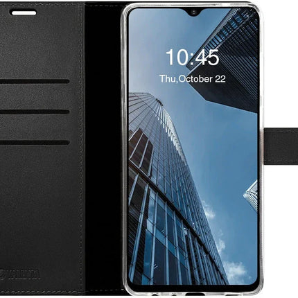 Valenta Book Case Gel Skin Samsung Galaxy A02S Black Valenta