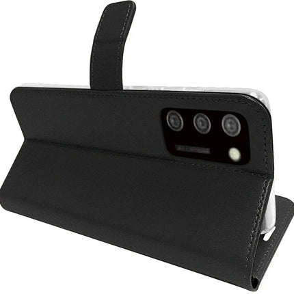 Valenta Book Case Gel Skin Samsung Galaxy A02S Black Valenta