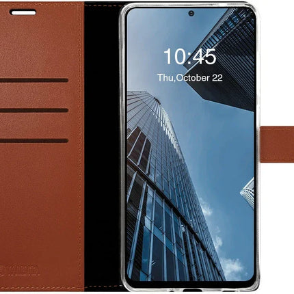 Valenta Book Case Gel Skin Samsung Galaxy A72 4G Brown Valenta