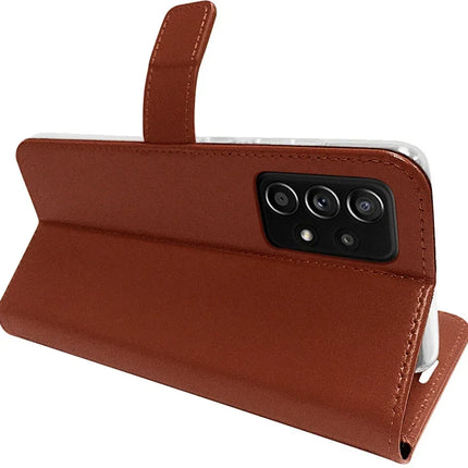 Valenta Book Case Gel Skin Samsung Galaxy A72 4G Brown Valenta