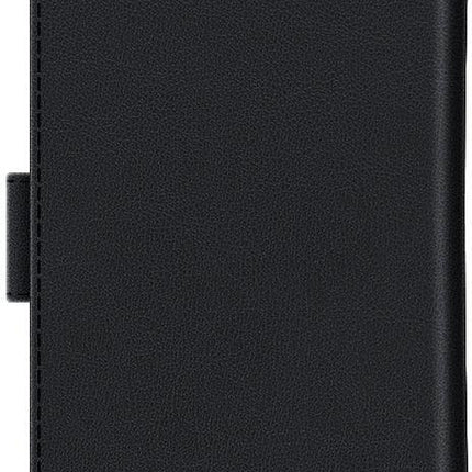 Valenta Leather Book Case Snap Universal Large Black Valenta