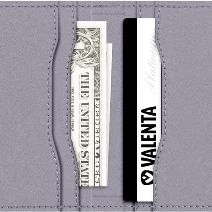 Valenta Card Wallet Snap Purple Valenta