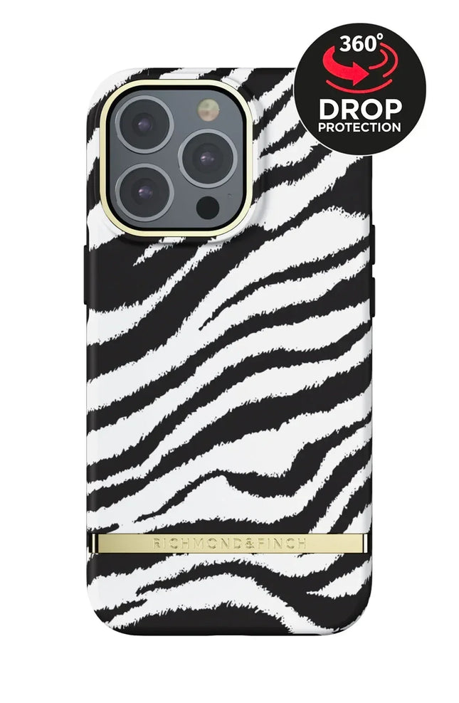 Richmond & Finch Freedom Series One-Piece Apple Iphone 13 Pro Zebra Richmond & Finch