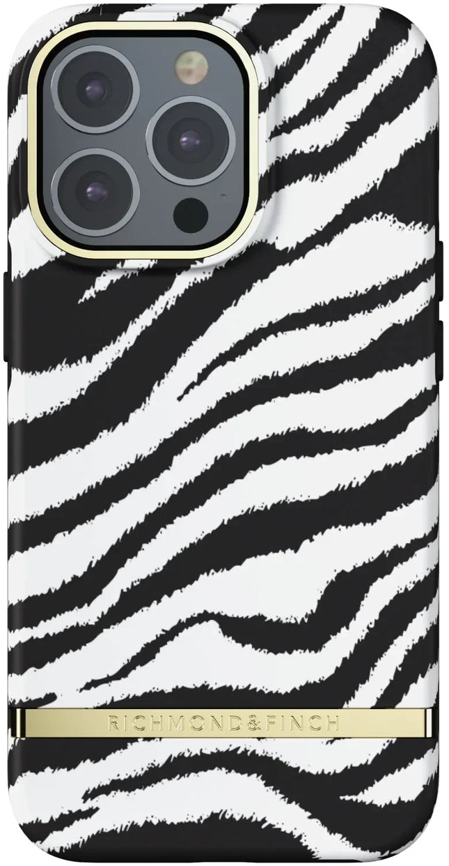 Richmond & Finch Freedom Series One-Piece Apple Iphone 13 Pro Zebra Richmond & Finch