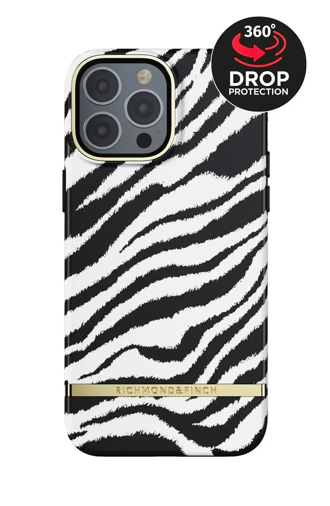 Richmond & Finch Freedom Series One-Piece Apple Iphone 13 Pro Max Zebra Richmond & Finch