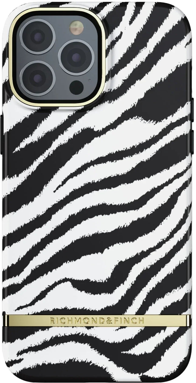 Richmond & Finch Freedom Series One-Piece Apple Iphone 13 Pro Max Zebra Richmond & Finch