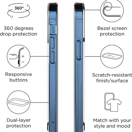 Richmond & Finch Clear Case Collection Apple Iphone 13 Pro Max Transparent/Silver Richmond & Finch