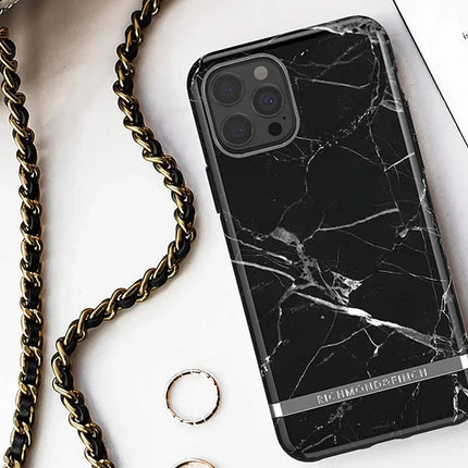 Richmond & Finch Freedom Series One-Piece Apple Iphone 13 Pro Black Marble Richmond & Finch