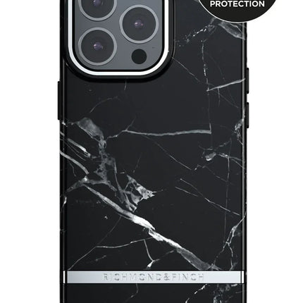 Richmond & Finch Freedom Series One-Piece Apple Iphone 13 Pro Black Marble Richmond & Finch