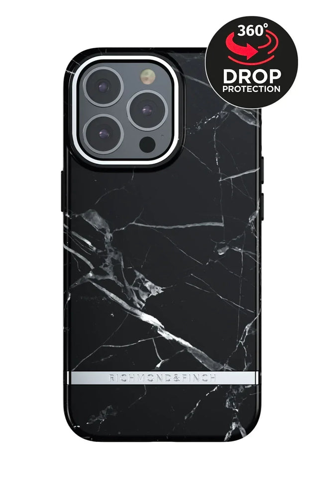 Richmond & Finch Freedom Series One-Piece Apple Iphone 13 Pro Black Marble Richmond & Finch