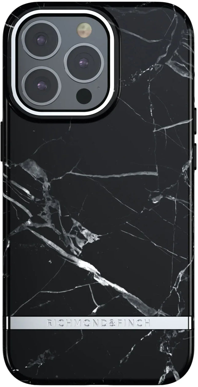 Richmond & Finch Freedom Series One-Piece Apple Iphone 13 Pro Black Marble Richmond & Finch