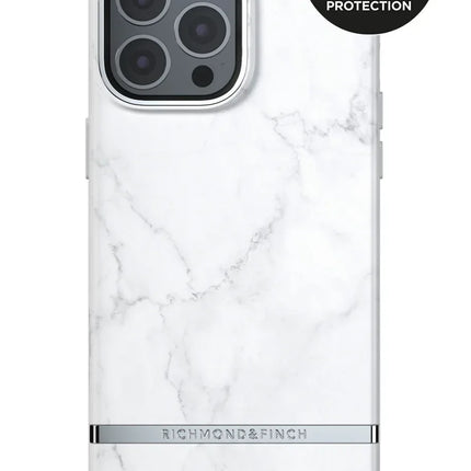 Richmond & Finch Freedom Series One-Piece Apple Iphone 13 Pro Max White Marble Richmond & Finch