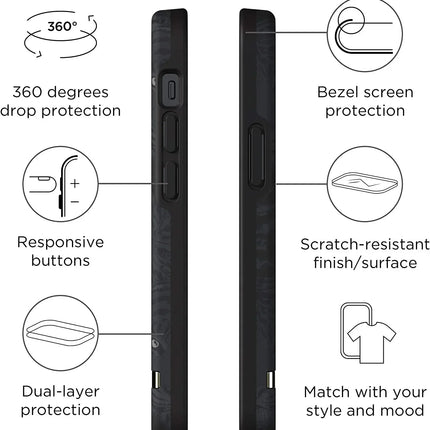 Richmond & Finch Freedom Series One-Piece Apple Iphone 13 Pro Black Tiger Richmond & Finch