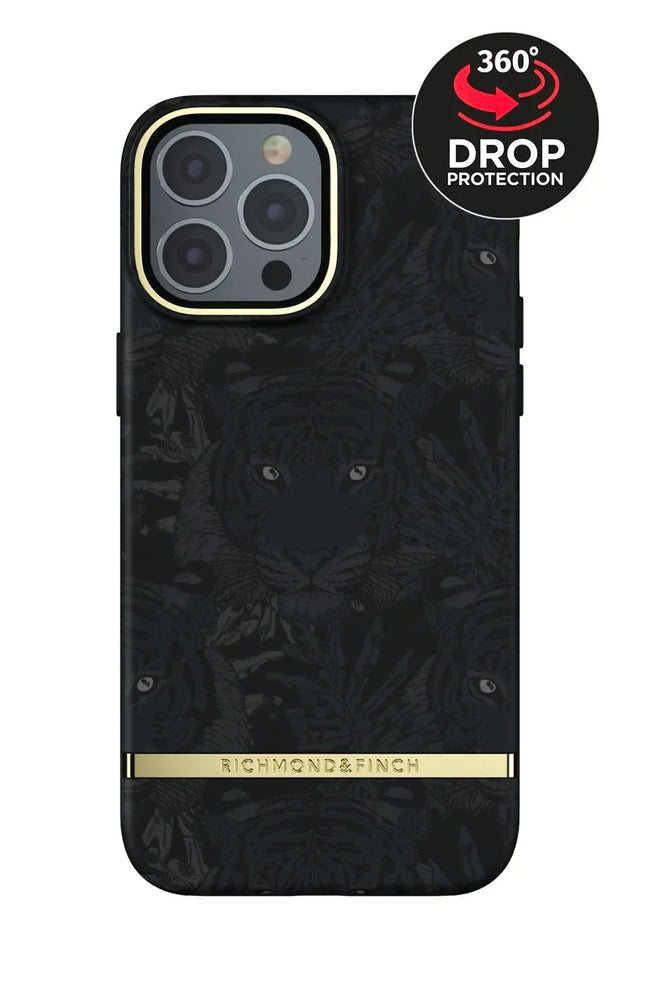 Richmond & Finch Freedom Series One-Piece Apple Iphone 13 Pro Max Black Tiger Richmond & Finch