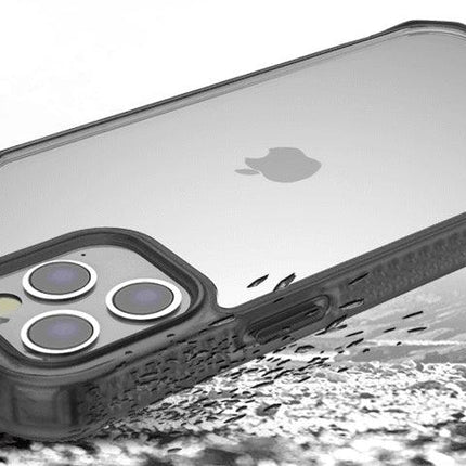 Itskins Level 2 Hybridfrost For Apple Iphone 12 Mini Transparent Black