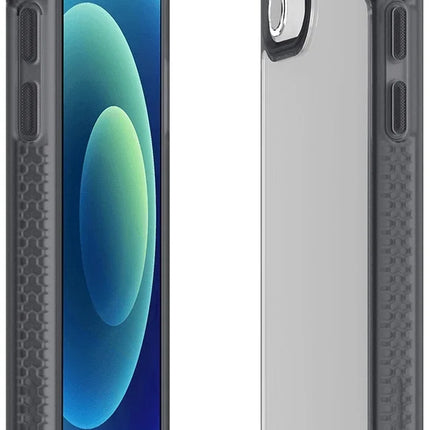 Itskins Level 2 Hybridfrost For Apple Iphone 12 Mini Transparent Black